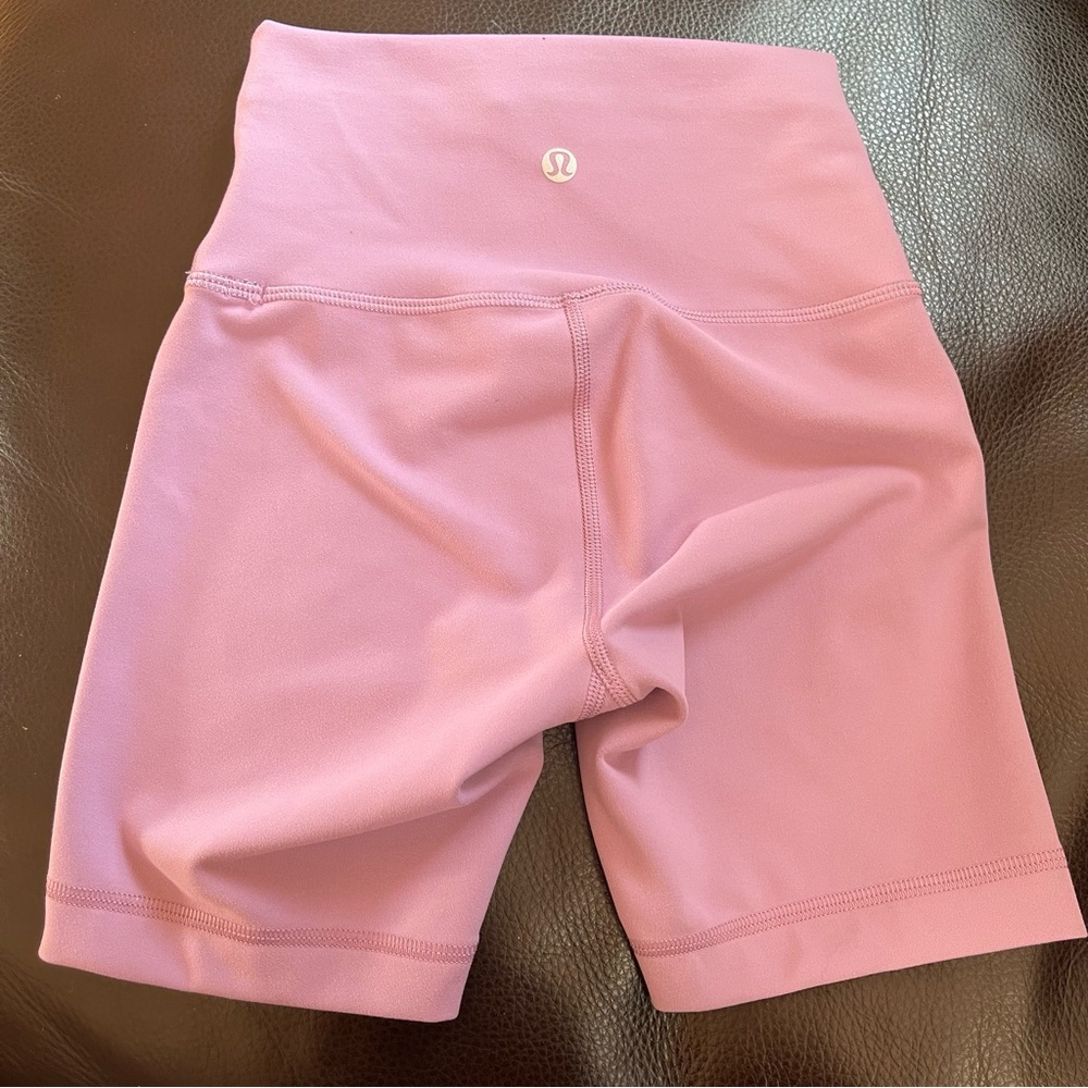 lululemon athletica Women's Soft Pink Bike Shorts